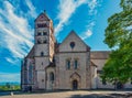 Romanesque Stephansmuenster as a landmark on the castle hill in Breisach Royalty Free Stock Photo