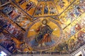 Detail of Mosaic Ceiling, Baptistery, Duomo, Florence, Italy Royalty Free Stock Photo