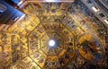 Mosaic Ceiling of Baptistery, Duomo, Florence, Italy Royalty Free Stock Photo