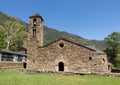 Sant MartÃÂ­ de Cortinada church in Andorra Royalty Free Stock Photo