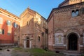 Romanesque style decor - Basilica del Sepolcro - Piazza delle Sette Chiese. Bologna