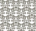 Romanesque stylized ornament pattern