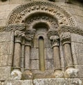 Romanesque window Royalty Free Stock Photo