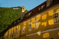 Europe, Romania, Brasov: City sign as seen on Tampa Mountian from Council Square Royalty Free Stock Photo