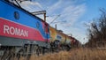 ROMANIA, BRASOV Ã¢â¬â MARCH, 2020. Passenger & freight trains of Brasov.