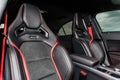 Romania, Brasov Sept 16, 2014: Mercedes-Benz A 45 2014 AMG interior