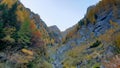 Romania, Bucegi Mountains, Caraiman Valley, autumn landscape.