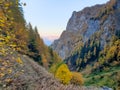 Romania, Bucegi Mountains, Caraiman Valley.