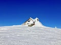 Romania , Bucegi Mountains, Omu Chalet. Royalty Free Stock Photo