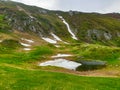 Romania, Bucegi Mountains, Tiganesti Valley Royalty Free Stock Photo