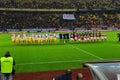 Romania-Denmark friendly match - teams