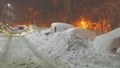 Romania extreme heavy snow
