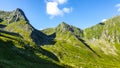 Romania, Fagaras Mountains, The Big Window of the Saturday (Fereastra Mare a Sambetei) Royalty Free Stock Photo