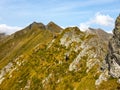 Romania, Fagaras Mountains, Museteica, Buda, Small Arpasu. Royalty Free Stock Photo