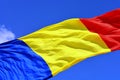 Romania flag Royalty Free Stock Photo