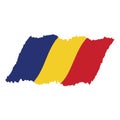 Romania Flag Vector illustration