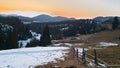 Romania, Leaota Mountains, Fundatica Village.