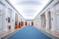 Romania  Luxurious vintage interior parliament Royalty Free Stock Photo