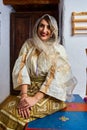 Romania in an old traditional bride costume