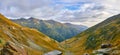 Romania. Panoramic mountain road Transfagarasan highway