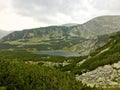 Romania, Parang Mountains, Galcescu Lake.