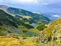 Romania, Parang Mountains, Vidal and Galcescu Lakes.