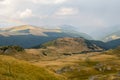 Romania, rainy weather over transalpina high mountain road Royalty Free Stock Photo