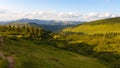 Romania, Rodnei Mountains, Bistrita Aurie Valley. Royalty Free Stock Photo