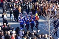 Romania s national day parade in Targu-jiu with soldiers of the Romanian gendarmerie 42