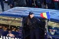 Romania s national day parade in Targu-jiu with soldiers of the Romanian gendarmerie 94