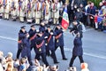 Romania s national day parade in Targu-jiu with soldiers of the Romanian gendarmerie 75