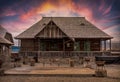 Romania traditional wood rustic rural houses