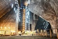 Romania Turda Salt mine lights