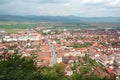 Romania village panorama, Rasnov