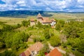 Romania Viscri village fortified church in the middle of Transylvania Royalty Free Stock Photo