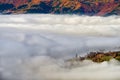 Romania wild Carpathian mountains in the autumn time landscape Royalty Free Stock Photo