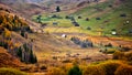 Romania wild Carpathian mountains in the autumn time landscape Royalty Free Stock Photo