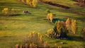 Romania wild Carpathian mountains in the autumn time landscape