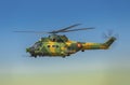 Romanian  Air Force Iar-330 Puma Socat helicopter Royalty Free Stock Photo
