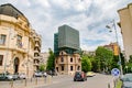 Headquarters of the Union of Architects(Uniunea Arhitectilor) from Romania,Bucharest 12 May 2024 Royalty Free Stock Photo