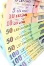 Romanian banknotes Royalty Free Stock Photo