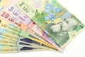 Romanian banknotes Royalty Free Stock Photo
