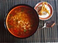Romanian Bean Soup. Ciorba de fasole