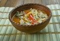 Romanian chicken soup Royalty Free Stock Photo