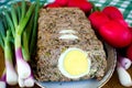 Romanian Easter food - Drob Royalty Free Stock Photo