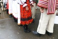 Romanian festival in traditional costume