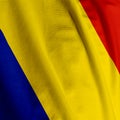 Romanian Flag Closeup