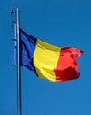 Romanian Flag Royalty Free Stock Photo
