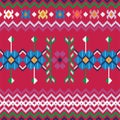 Seamless ethnic pattern background