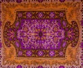 Romanian folk seamless pattern ornaments. Romanian traditional embroidery. Ethnic texture design. Traditional carpet design. Carpe Royalty Free Stock Photo